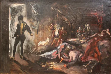 ドンファンと石のゲストとの出会いドイツ語：ドンファンと石のゲストとの出会い